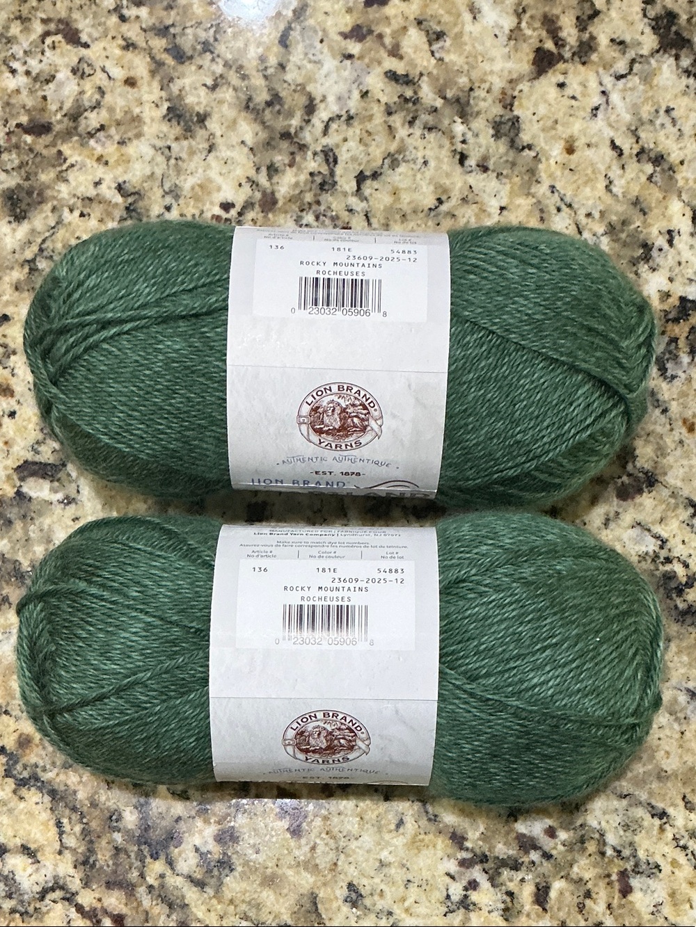 Lion Brand Heartland Yarn in Rocky Mountains - 2 Skeins - Picture 7 of 8